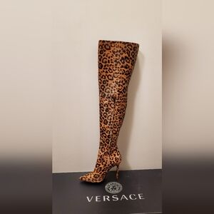 Versace calf hair thigh high boots... ACCEPTING OFFERS!!!